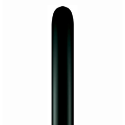 Léggömb - latex 260Q Onyx Black (Jewel) Party Modellező Lufi