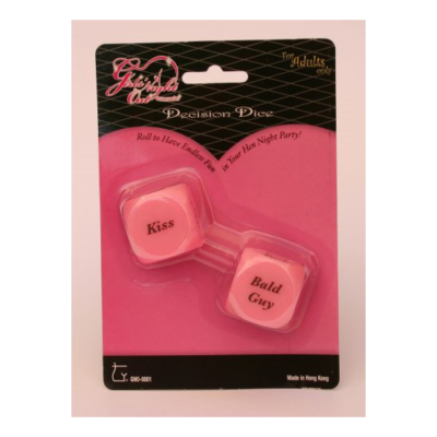 Pink dobókocka lánybúcsúra 2 db / csomag
