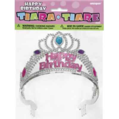 Köves tiara, Happy Birthday felirattal