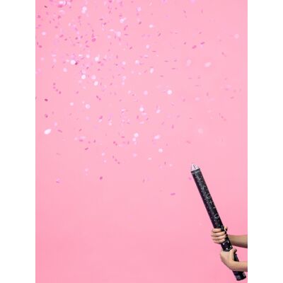 Konfetti ágyú pink konfettivel 60 cm