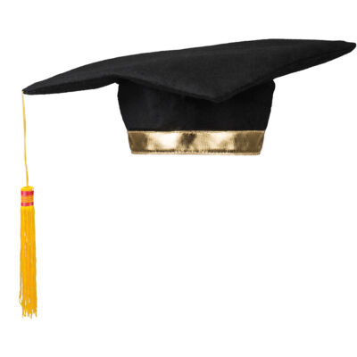 Kalap diplomaosztóra arany szegéllyel